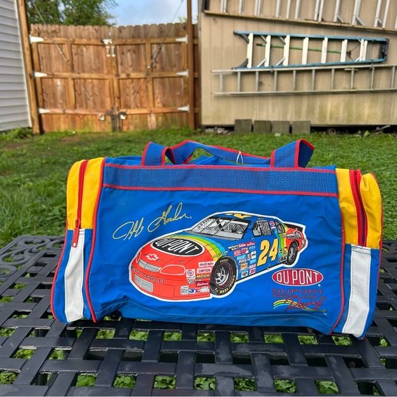 Vintage ADS Sports NASCAR Racing Duffle Bag Jeff Gordon‎ #24 Dupont - Picture 1 of 13